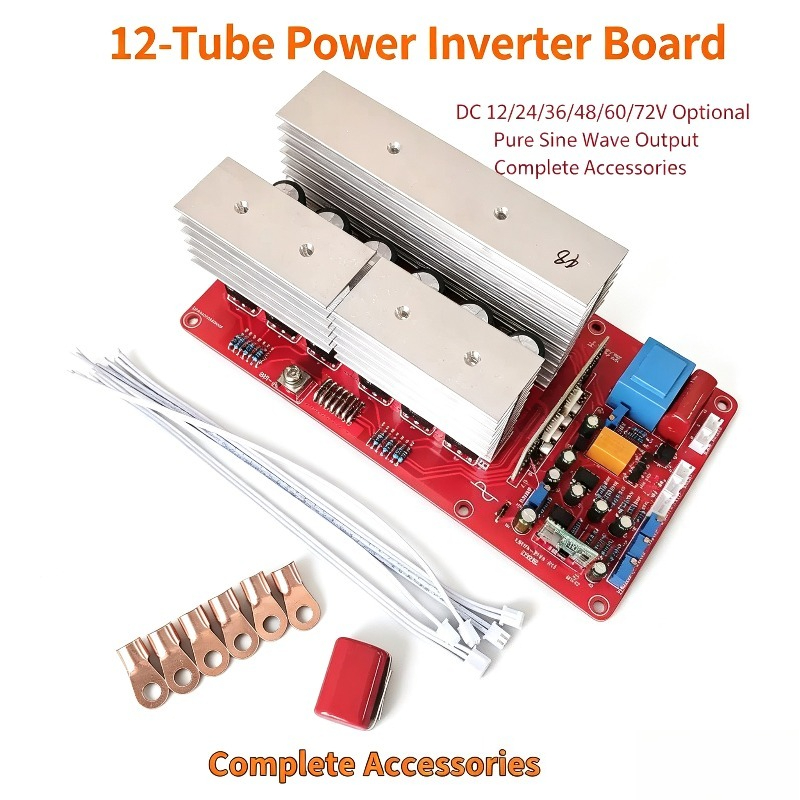 Pure Sine Wave Inverter Board 24V 48V - 12V 튜브형 순수 사인파 인버터 메인