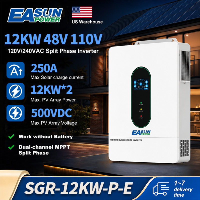 Grid Tie Inverter Limiter 2000W - EASUN 파워 12kW 분할 위상 인버터,