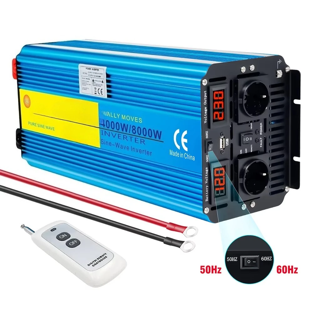 Off Grid Solar Inverter 48V 6000W - 솔라 순수 사인파 전원, DC-AC 변환,