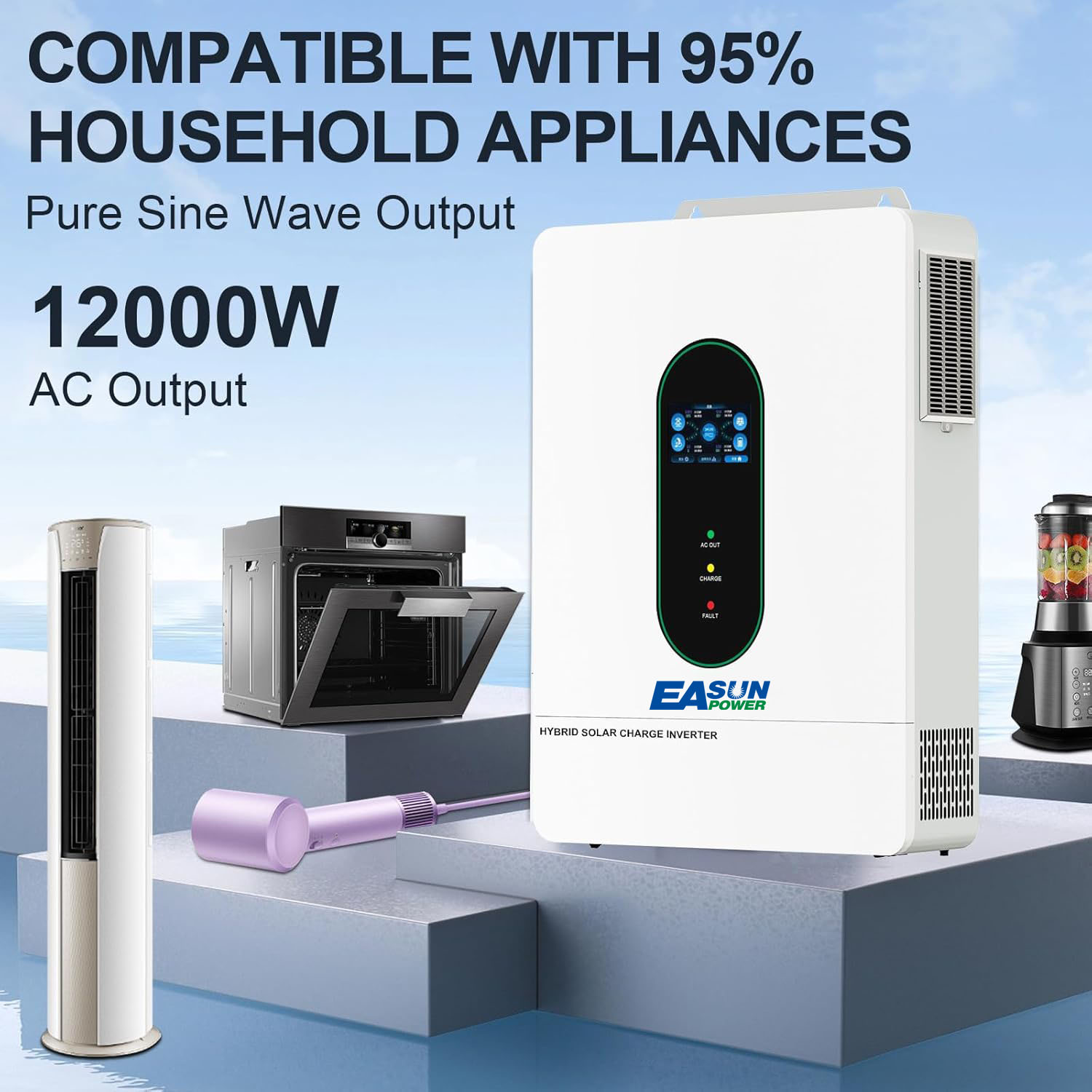 EASUN 파워 12kW 분할 위상 인버터, 110V, - Grid Tie Inverter Limiter 2000W 리뷰 및 가격